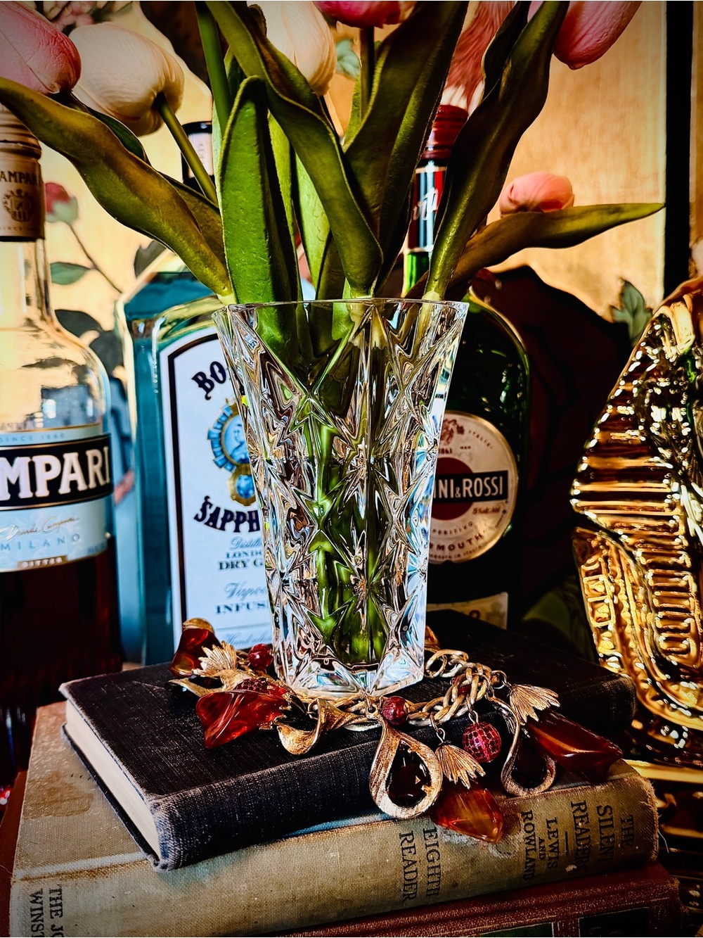 โฅ๏ธ Vintage Echt Bleikristall Hexagon Lead Crystal Vase